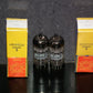 Matched pair ECC81 12AT7 Siemens Halske NOS NIB Big ring getter, Munich plant