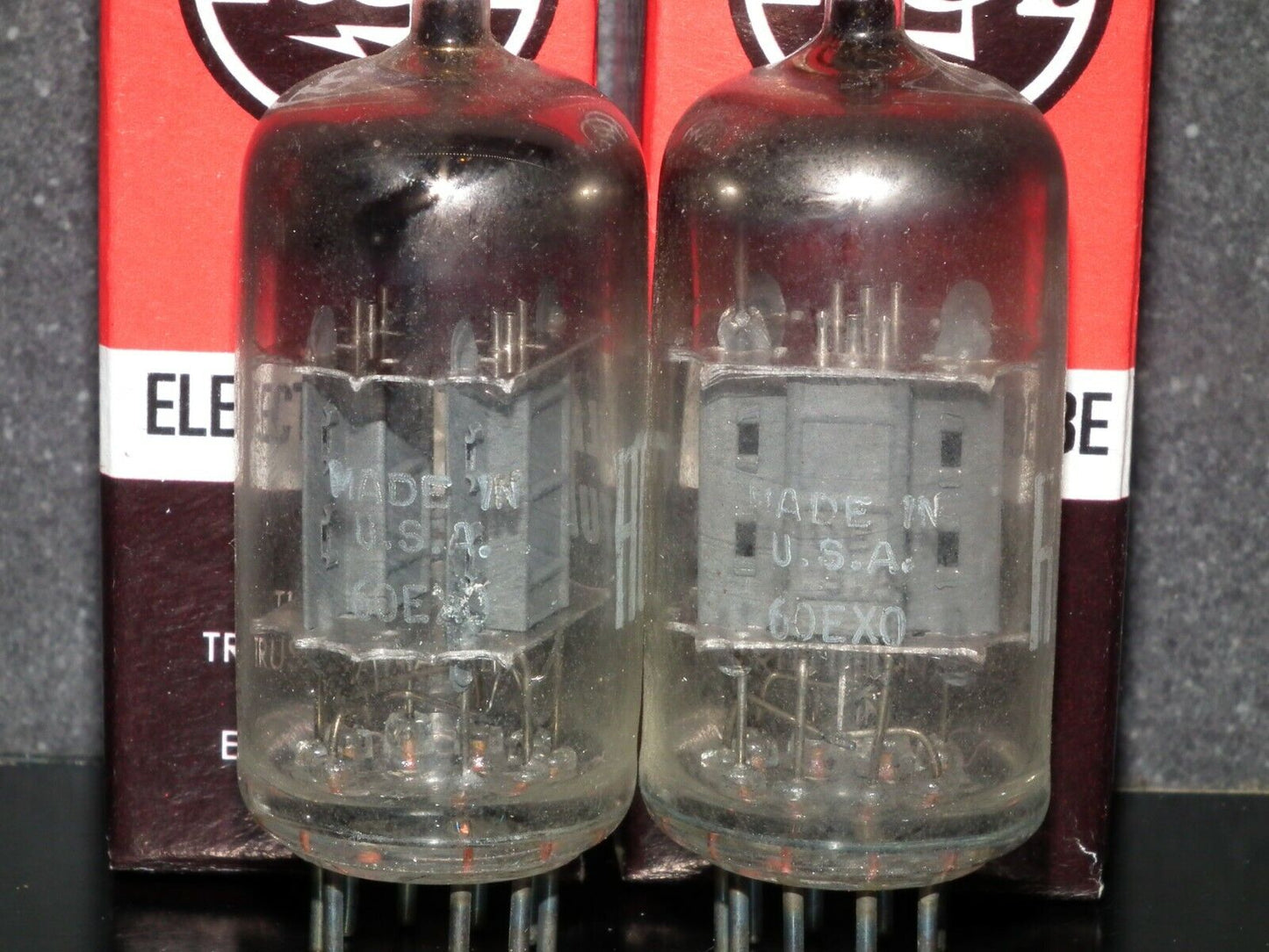 12AX7A RCA ECC83 Matched Pair 1960 Used tested 90% of NOS balanced sections