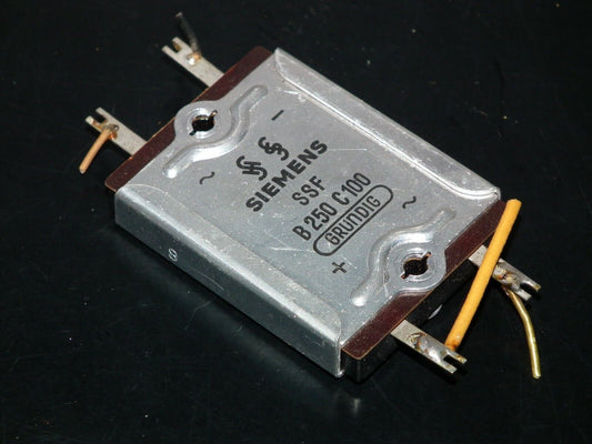 Siemens selenium rectifier B250C100 250V / 100mA Used, tested OK, Grundig