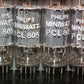 Platinum Matched Quad (4 tubes) PCL805 Philips Miniwatt Triode Pentode NOS NIB