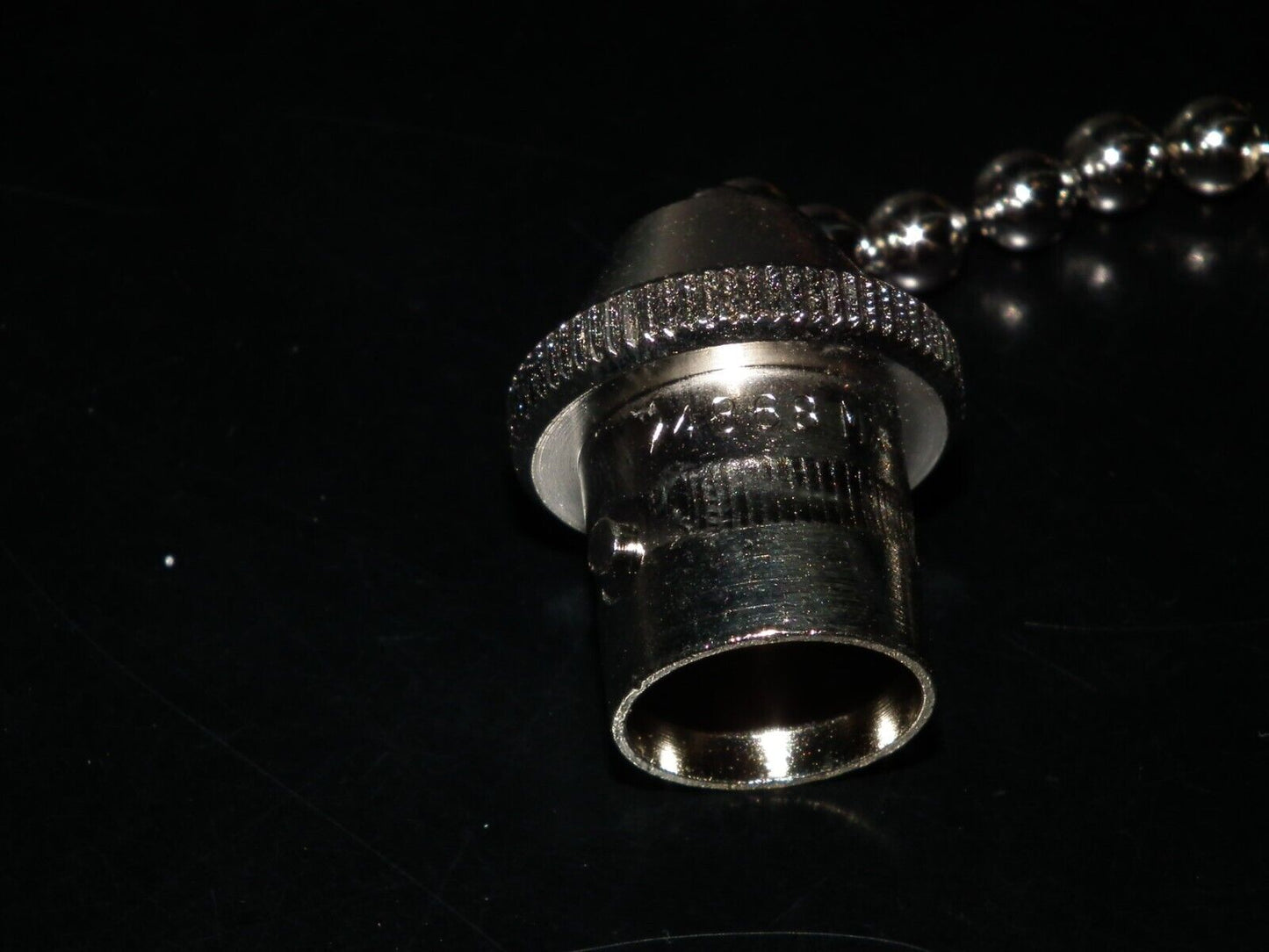 Amphenol MX-1143/U vintage N End Male Dust Cap + Chain NOS New Old Stock