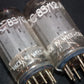 ECC83 Telefunken 12AX7 Matched Pair Smooth plates, diamond bottom, DYNACO USED 1