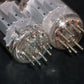 Matched Pair ECC82 12AU7 EI Yugoslavia Telefunken Long Smooth Plates 17mm Used