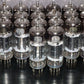 Platinum Matched pair 6350 RCA Triple Mica Black Anodes D Getter Tested NOS