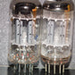 Matched Pair ECC82 12AU7 EI Yugoslavia Telefunken Long Smooth Plates 17mm Used