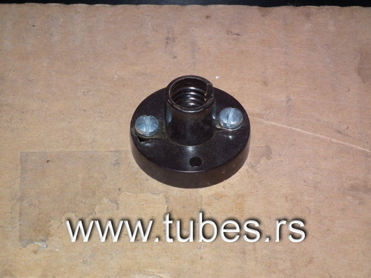 E10 bulb socket NOS made in 60s, Retro look, Klangfilm