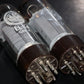 EL34 6CA7 Mullard Xf2 OO  Getter Welded Anodes Platinum Matched Pair Tested NOS