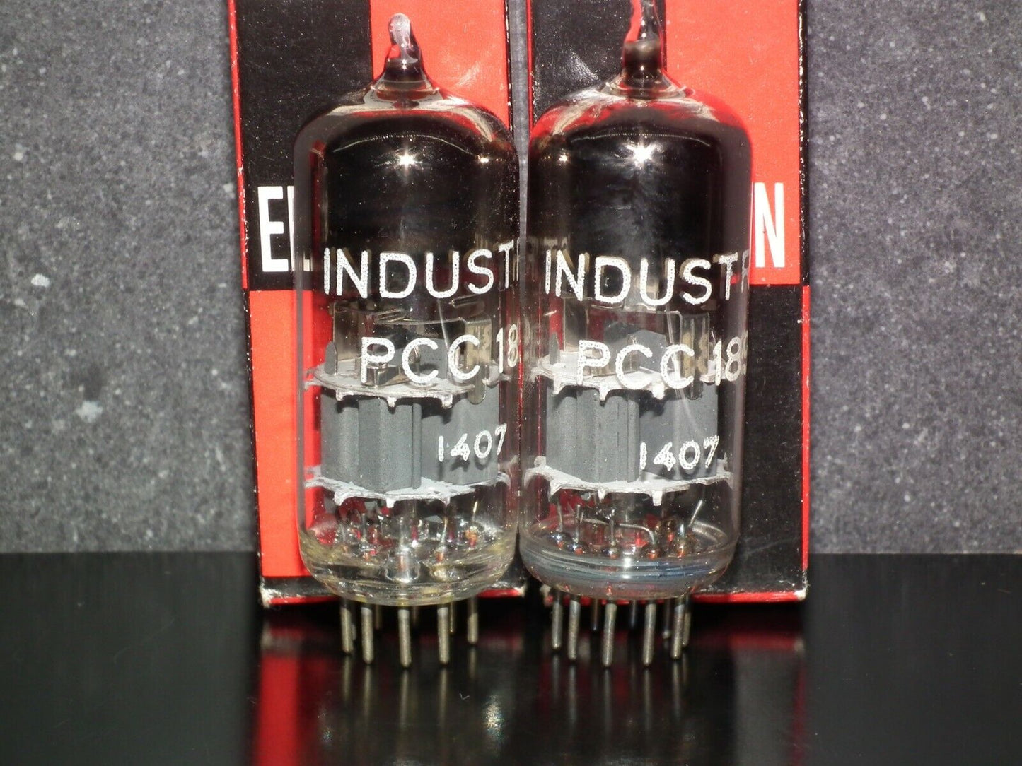 Matched Pair PCC189 Industrial 7ES8 NOS NIB Variable Mu Compressor RARE Tall Btl
