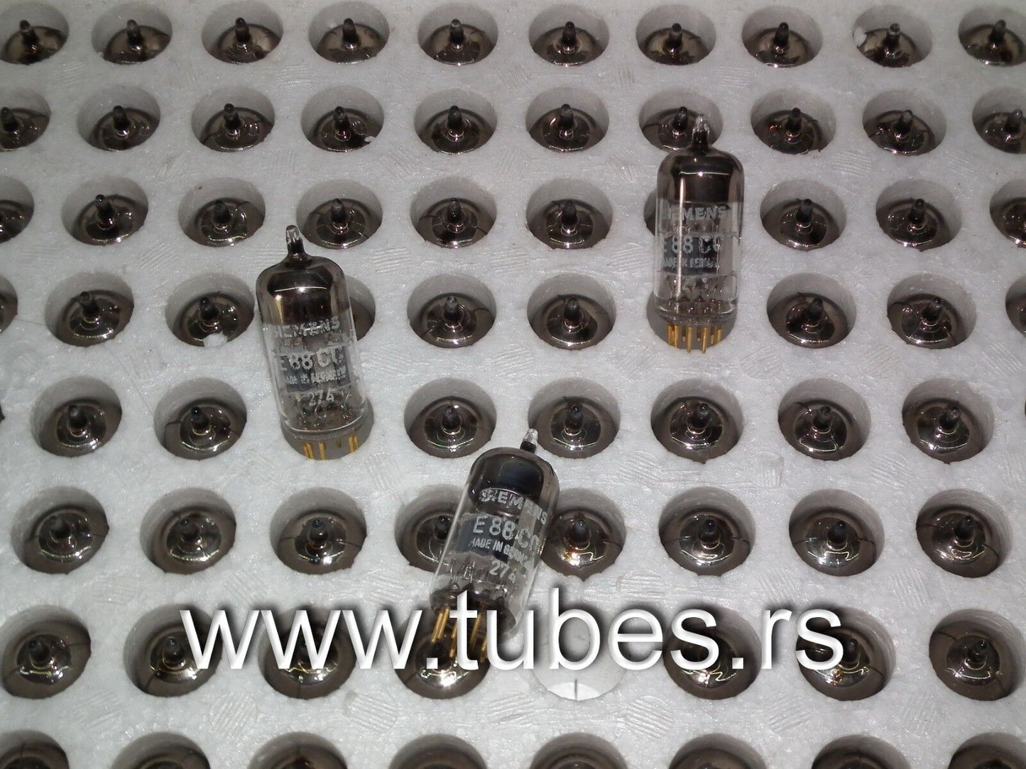 E88CC 6922 Siemens & Halske NOS Platinum Matched Pair Low Noise, Munich 70s