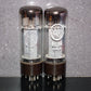 EL34 6CA7 Mullard Xf2 OO  Getter Welded Anodes Platinum Matched Pair Tested NOS