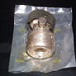 One NOS Spinner 5/8" DIN Male Silver plated coax connector BN 9258 (Flexwell)