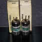 Matched pair 6201 GE 12AT7WB ECC81 ECC801S tested NOS, balanced sections