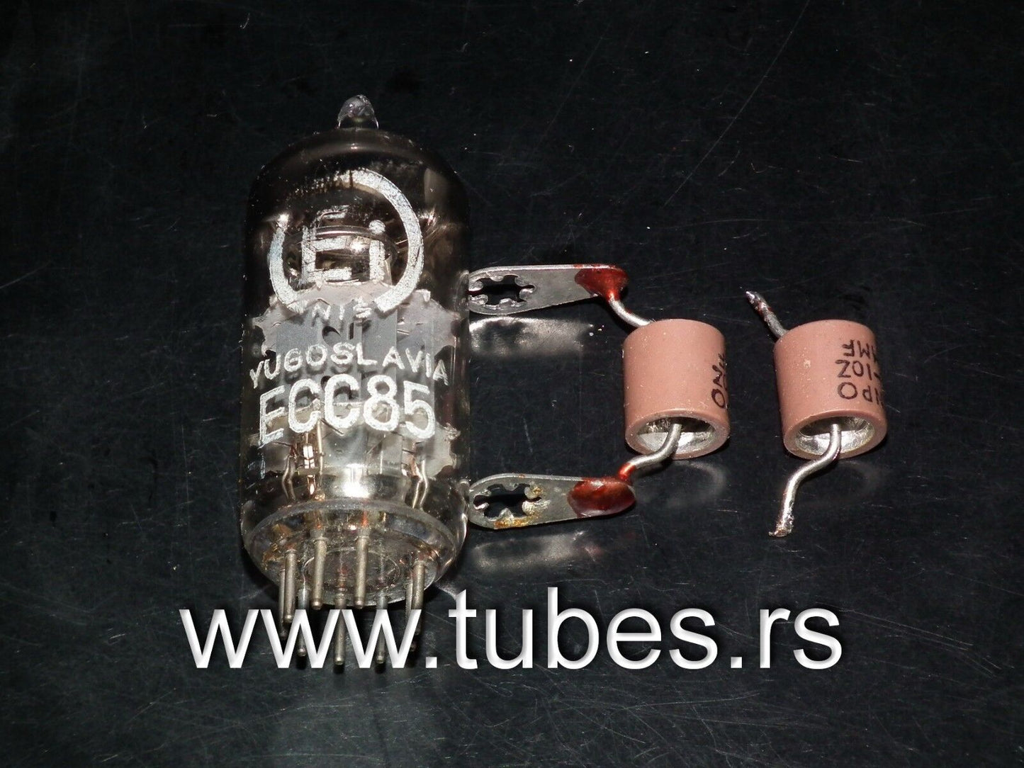 RF ceramic doorknob HV capacitor CRL854 10pF 5000V Used, tested one piece (1)