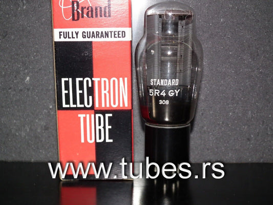 5R4GY Standard brand NOS NIB D Getter Vintage Rectifier Tube