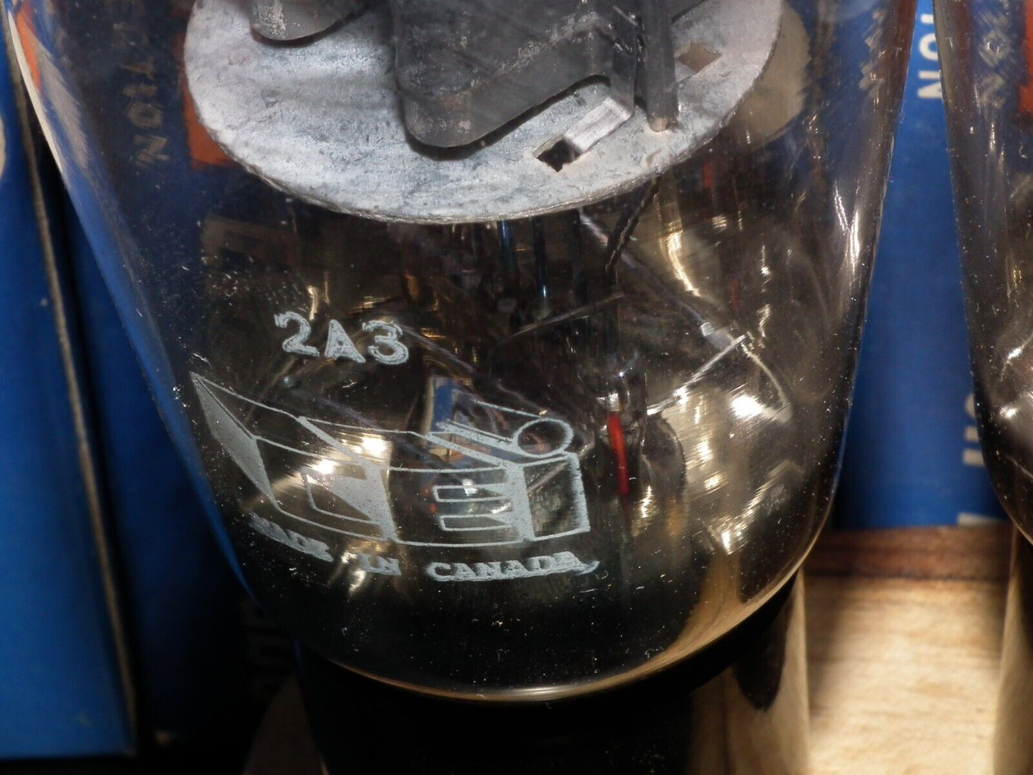 Platinum Matched Pair 2A3 Canadian Marconi NOS NIB DD Getter Rebranded CEI