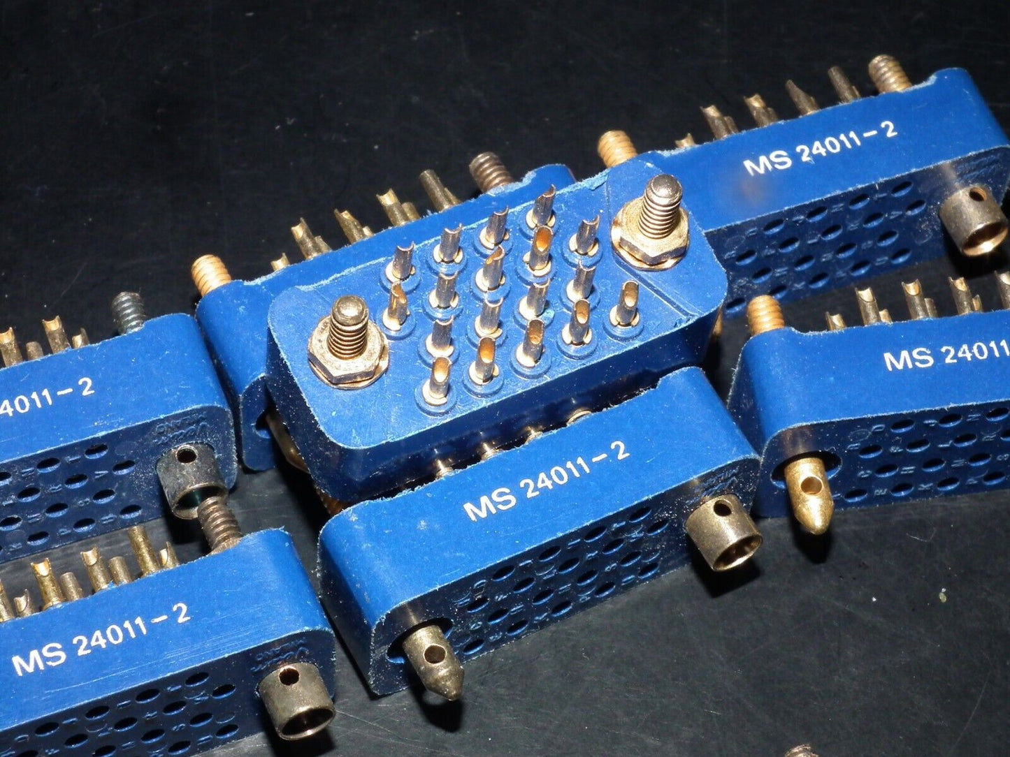 MS24011-2 Continental Connector NOS GOLD PLATED MS 24011-2 New Old Stock USA