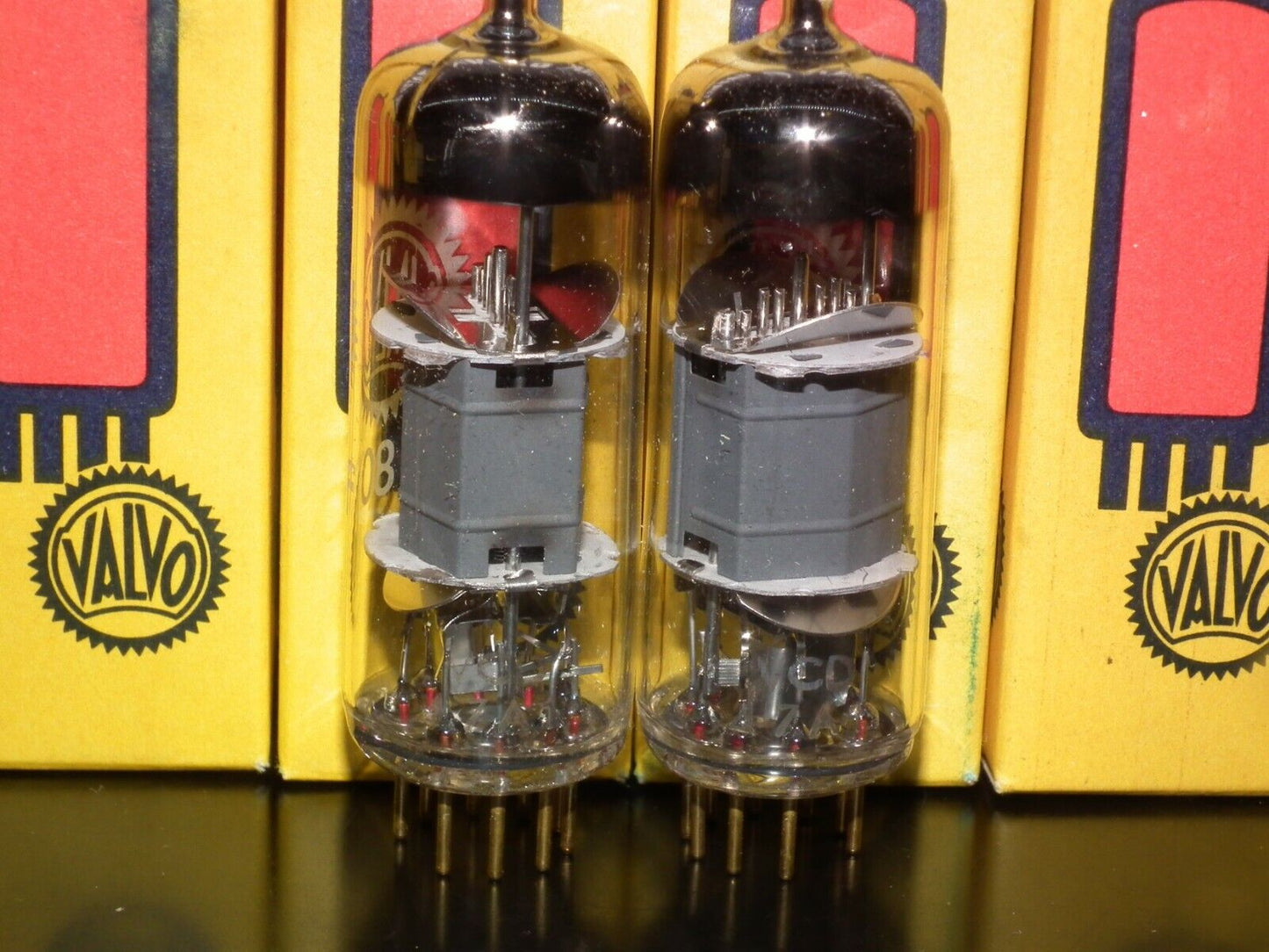 E80F Valvo 6084 Matched Pair NOS NIB EF86 sub Made by Philips Heerlen 1967