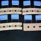 Four (4psc) vintage NOS MKP capacitors 120nF 250V Philips Polypropylene Film 379