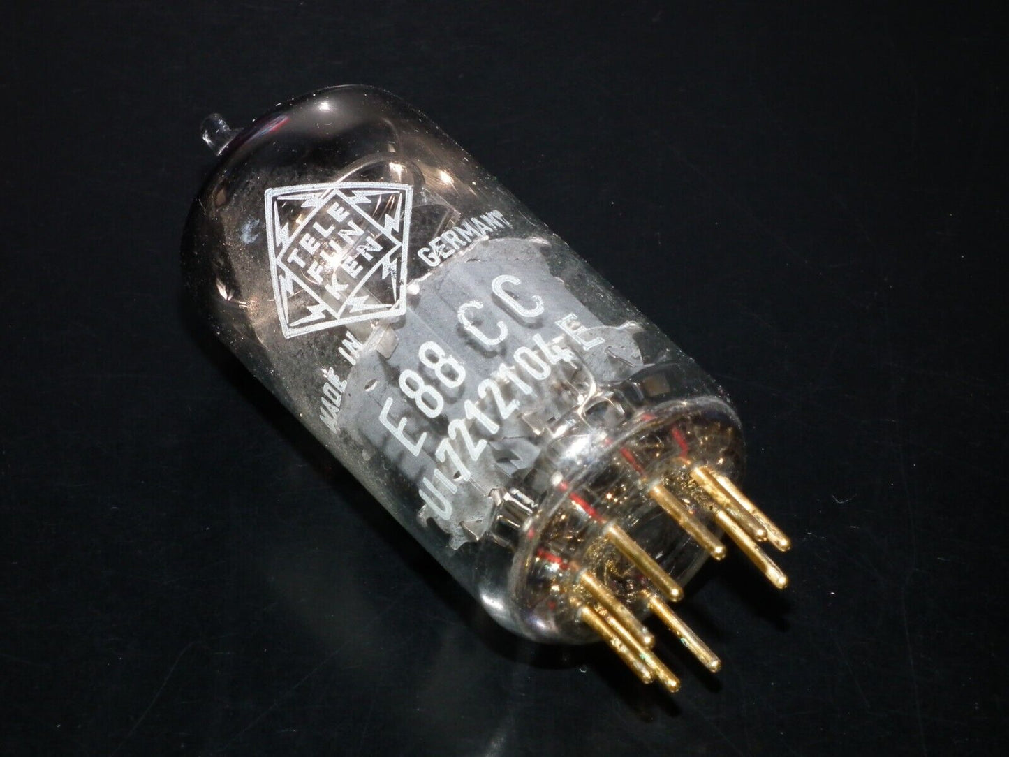 E88CC Telefunken 6922 Tested NOS 130% Balanced Diamond Bottom Ulm West Germany