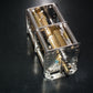NOS PHILIPS AIR VARIABLE CAPACITOR NEW 2x570pF 1140pF ball bearing HIGH QUALITY