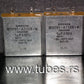 Two vintage Siemens PIO capacitors 1 uF 160V Klangfilm Made in Germany 1978