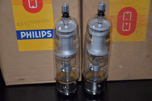 DCG5/5000GB Philips Matched Pair NOS Mercury Rectifier Valves