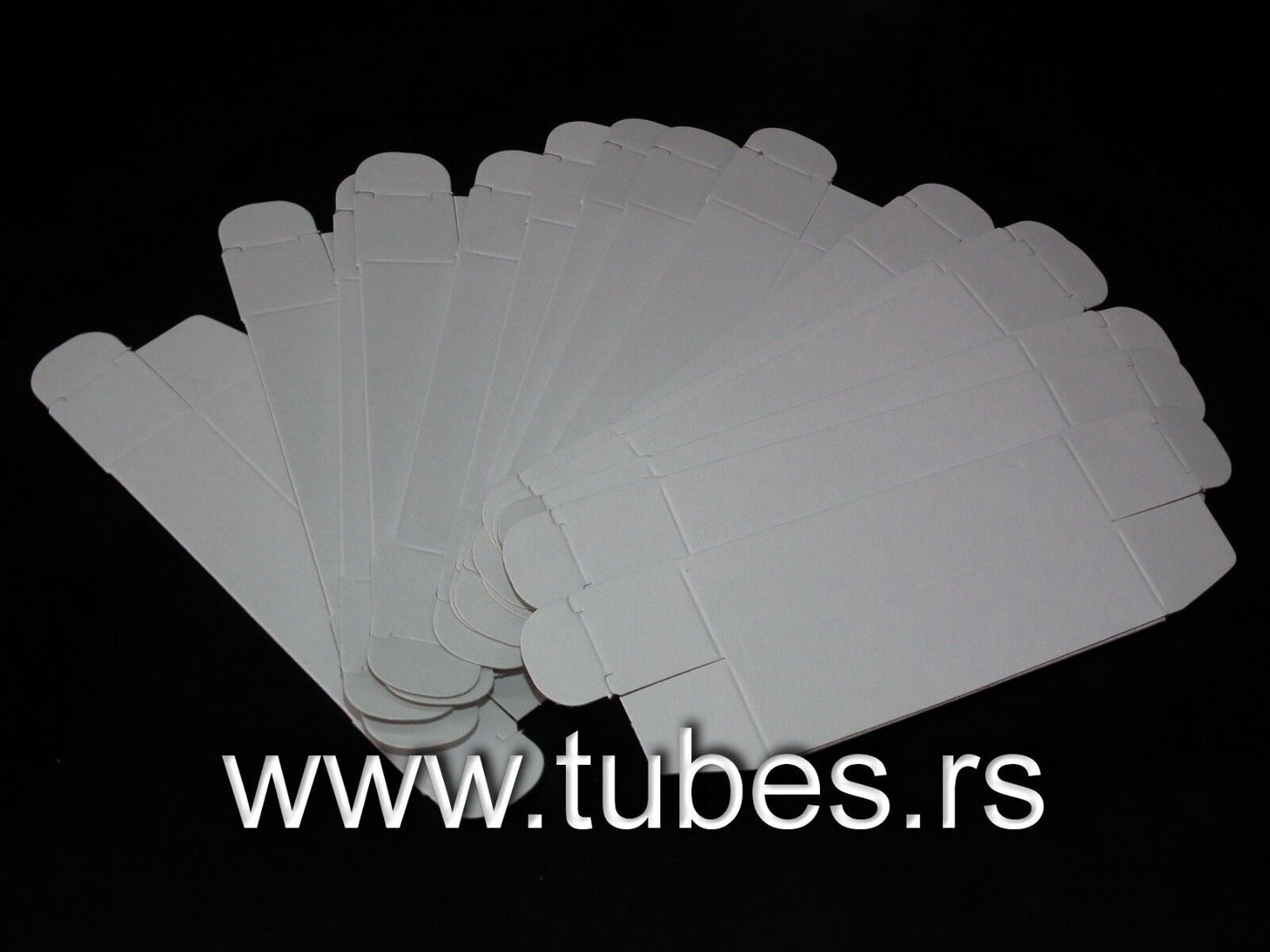 50 pcs White Tube Boxes for Audio tubes ECC81 ECC83 E88CC EL84 ECC803S Röhren