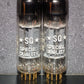 Philips E80CC 6085 Matched pair (Rare FOIL D Getter, PINCHED WAIST!) Tested NOS