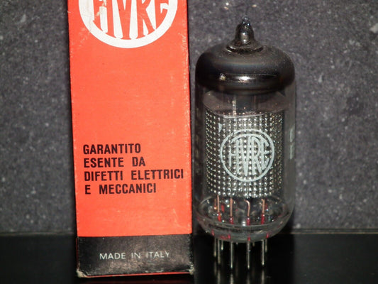 EF86 Fivre 6CF8 NOS NIB Made in Italy in 60s Silver Plate