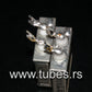 Two vintage Siemens PIO capacitors 0.205 uF / 50V Klangfilm tube audio