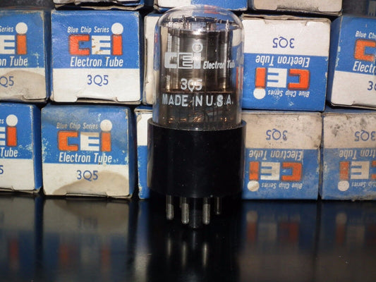 3Q5 CEI Made in USA NOS NIB Battery Output Pentode
