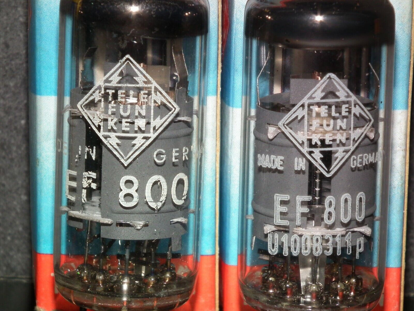EF800 Telefunken NOS NIB Low Noise Diamond Bottom MIKTEK CV4 MK9 microphone