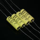 Four 4 NOS vintage Siemens MKL Capacitors 470nF 100V Klangfilm West Germany 70s