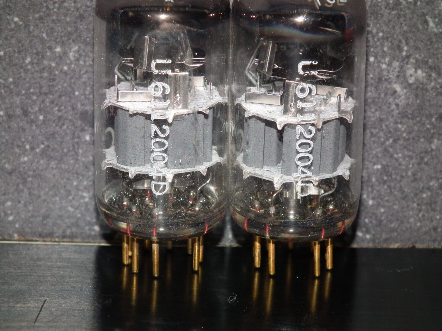 Platinum matched pair E88CC Telefunken 6922 Diamond Bttm Ulm Balanced Tested NOS