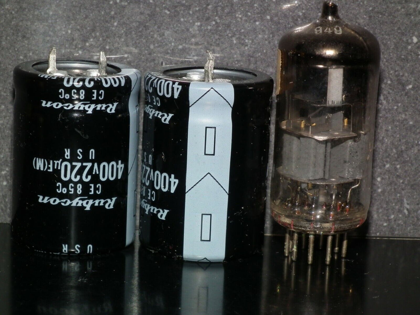 Rubycon JAPAN two electrolytic capacitors 220uF 400V 220u 220mfd USR Audio Grade