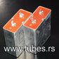 Two vintage Siemens electrolytic capacitors 250uF / 40V Klangfilm, West Germany