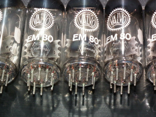 EM80 Valvo D Getter - TESTED - Bright Magic Eyes (1 pcs) 6BR5 6E1P
