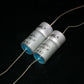 Two NOS vintage Siemens MKL Capacitors 4.7mfd 63V  Klangfilm West Germany 1968