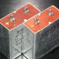 Two vintage Siemens electrolytic capacitors 10uF/100V Klangfilm West Germany 70s