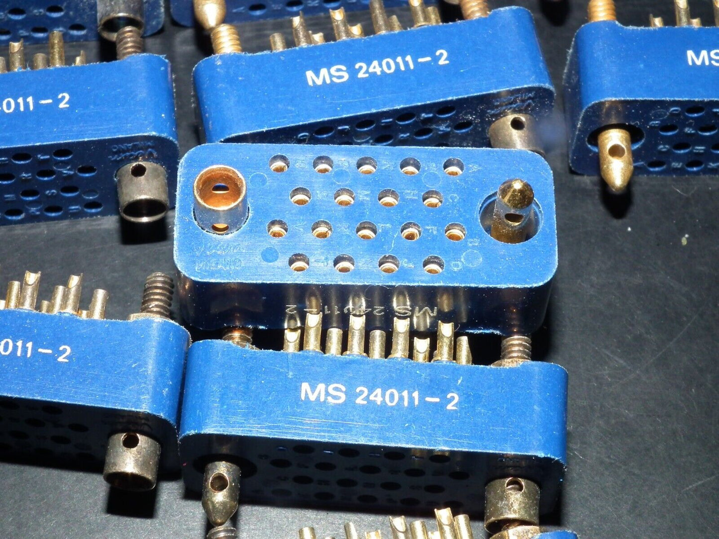 MS24011-2 Continental Connector NOS GOLD PLATED MS 24011-2 New Old Stock USA