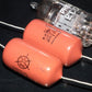 Two (2) Vintage ISKRA Polystyrene Styroflex KS Capacitors 0.1u 103nF 250V 1% 70s