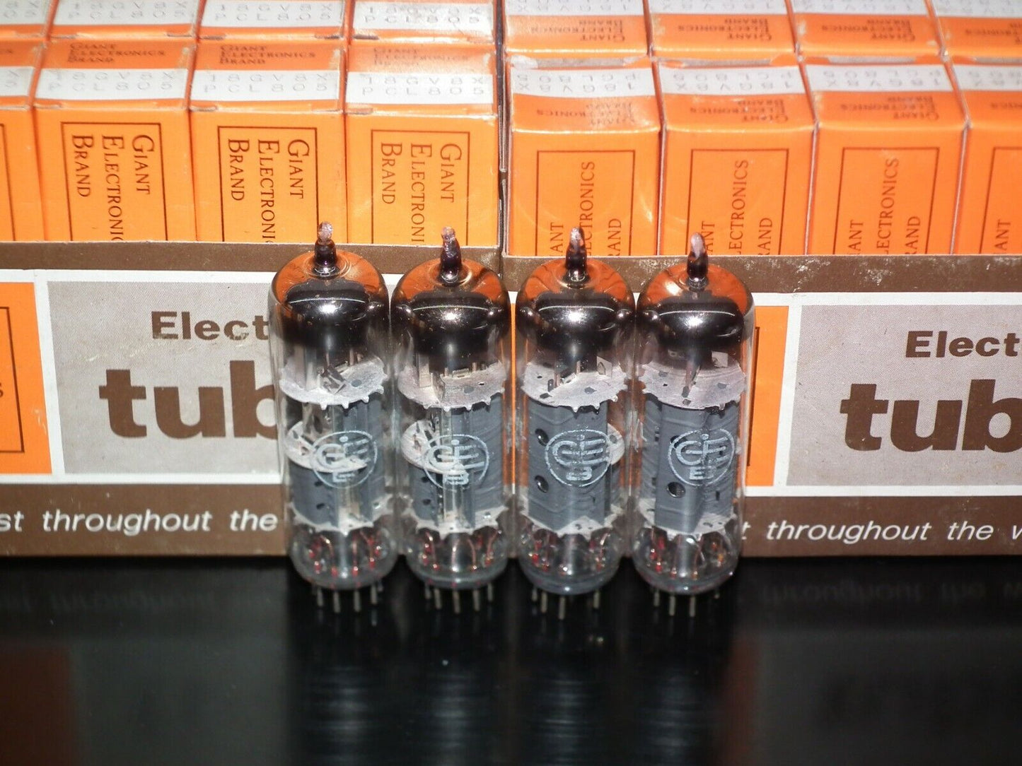 Platinum Matched Pair (2 tubes) PCL805 Tungsram GEB Triode Pentode NOS NIB