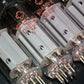 Platinum matched quad 6P43P-E Reflektor ( EL86 6CW5 )  NOS tube audio pentode