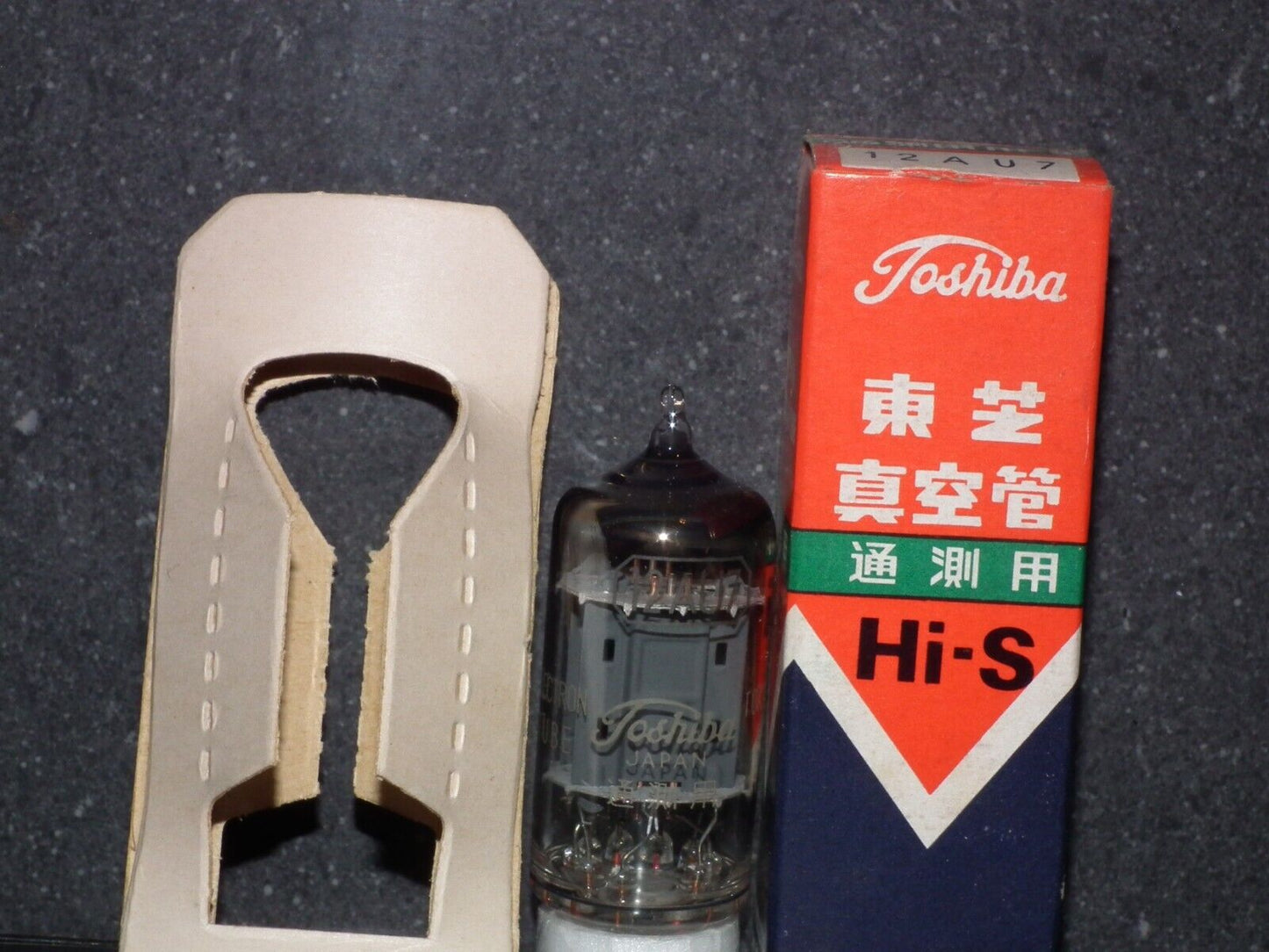 One (1 pcs) ECC82 12AU7 Toshiba Japan, NOS NIB Made back in 60s RARE LONG ANODES