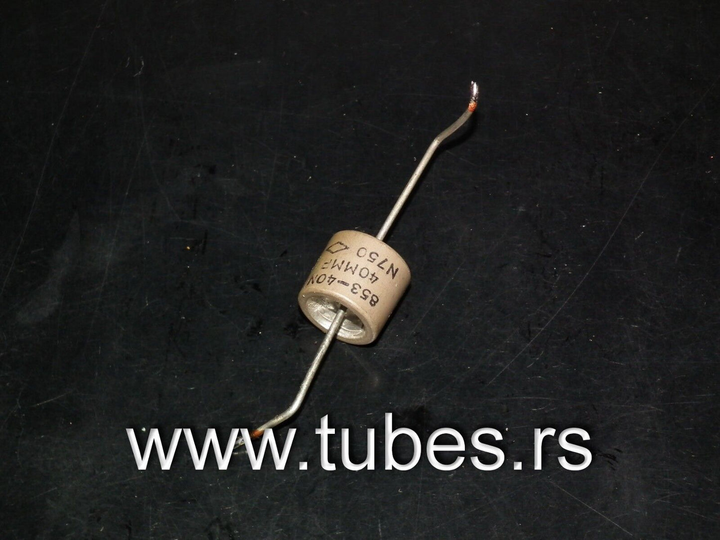 RF ceramic doorknob HV capacitor CRL853 40pF 5000V N750 Used, tested one pcs (1)