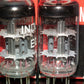 ECC82 12AU7 Standard Brand Industrial NOS NIB Platinum Matched Pair from 60s