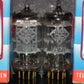 Platinum Matched Pair 6211 Telefunken ~ECC82 Tested 80% DB Gold Pins ULM codes