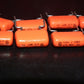 Four (4psc) vintage NOS MKP capacitors 120nF 400V Philips Polypropylene Film 479