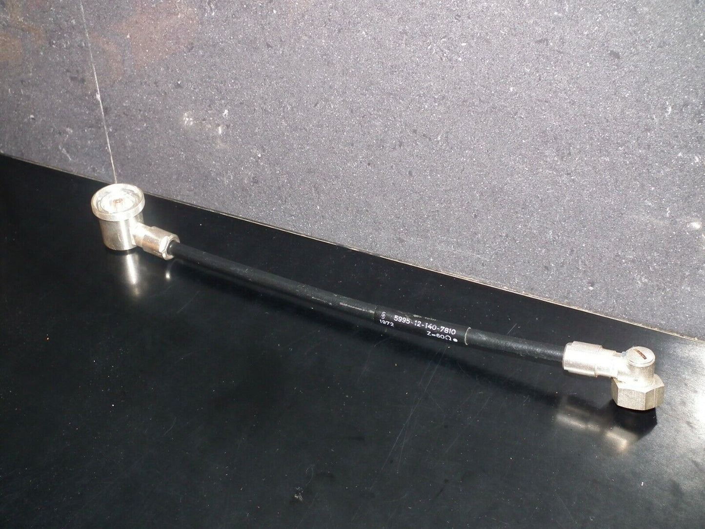 NOS vintage Siemens cable 30cm with professional connectors Z=60ohm Radio TX RX