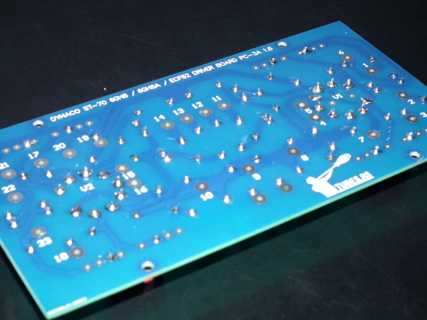 DYNACO ST-70 6GH8A / 6GH8 COMPLETE STUFFED PC-3 PHENOLIC LOOK DRIVER BOARD
